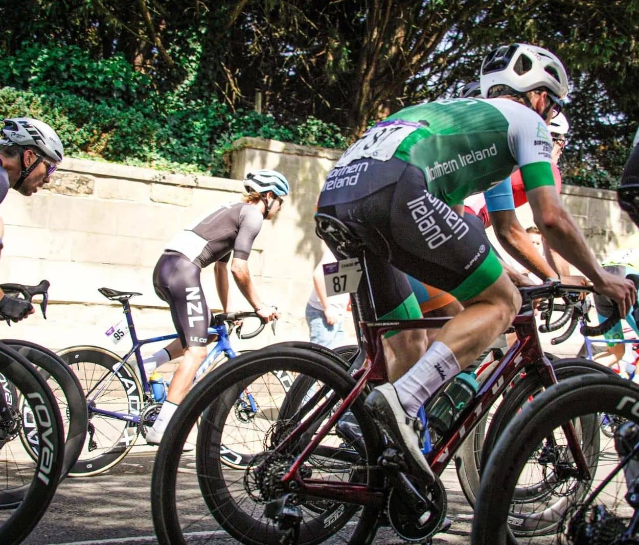 Chris Dawson at the commonwealth games road race